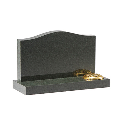 image of a coral green granite classic style cremation memorial for a product listing for a marker memorial