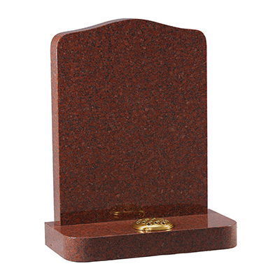 image of a classic ruby red headstone for a product listing for a headstone