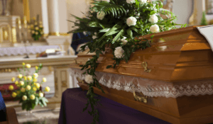 Funeral casket, undertakers croydon