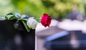 Flower at Grave, Funeral Director Croydon