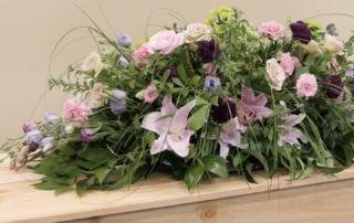 Flowers on Coffin