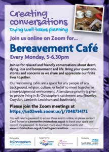 Bereavement Cafe