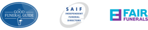 accreditations Good Funeral Guide SAIF Independent Funeral Directors FAIR Funerals