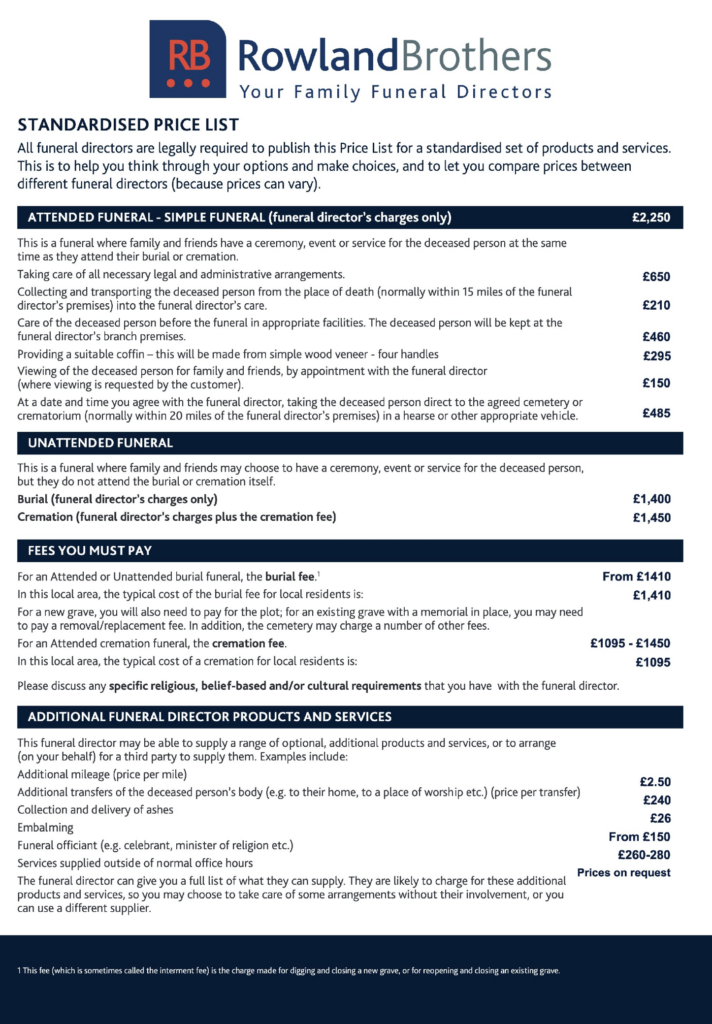 Funeral Costs