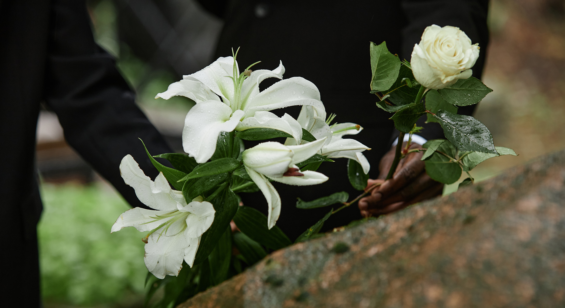 White flowers